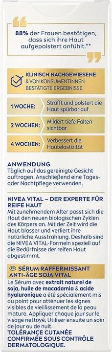 Produktbild NIVEA Vital Soja Anti-Age Straffendes Serum (40 ml)