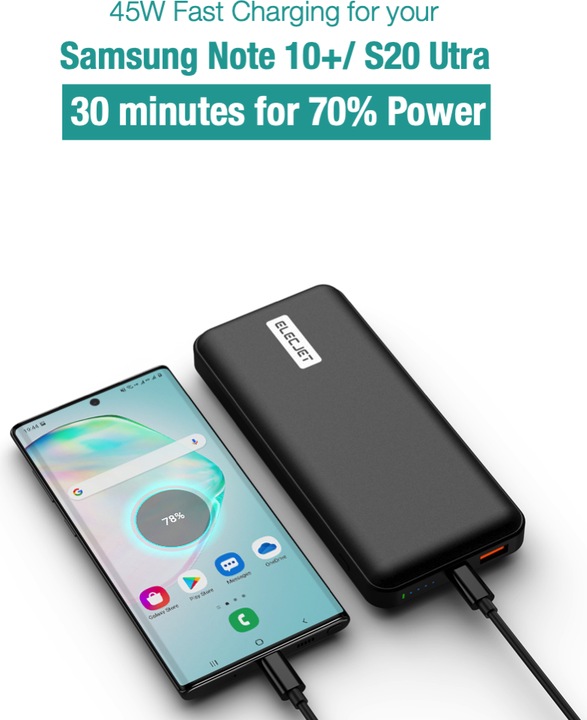 Produktbild Elecjet PowerPie P20 (20000 mAh, 45 W, 74 Wh)