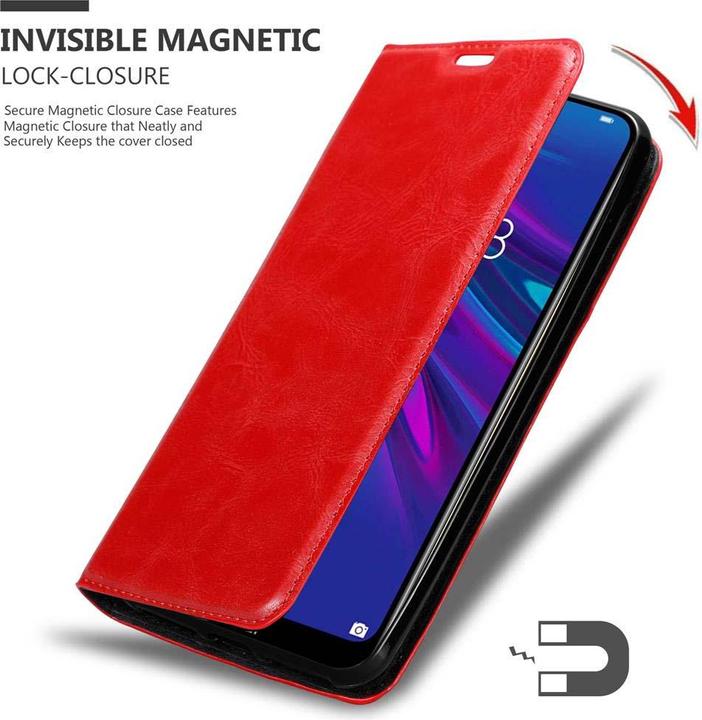 Actual product image Cadorabo Book Invisible Magnet Cover (Huawei Y6 (2019))