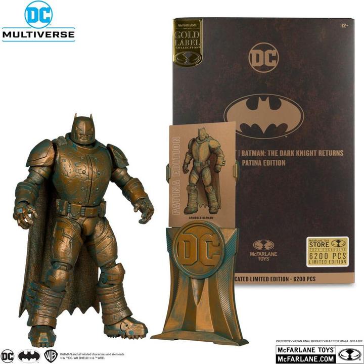 Image du produit McFarlane DC Multiverse figurine Armored Batman (Batman: The Dark Knight Returns) Patina Edition (Gold Label)