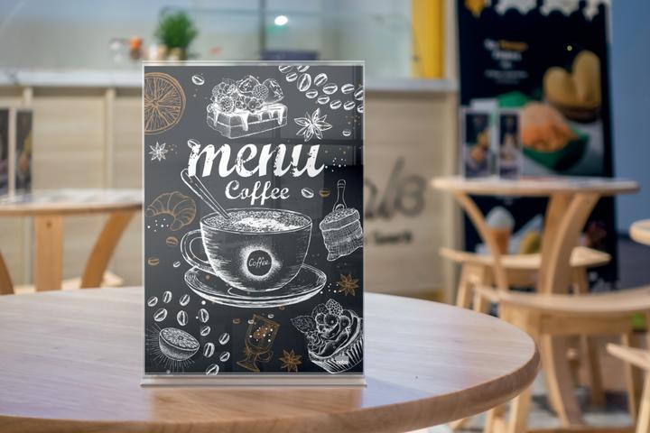 Immagine prodotto Nobo Premium Plus Display da tavolo in acrilico (297 x 420 mm)