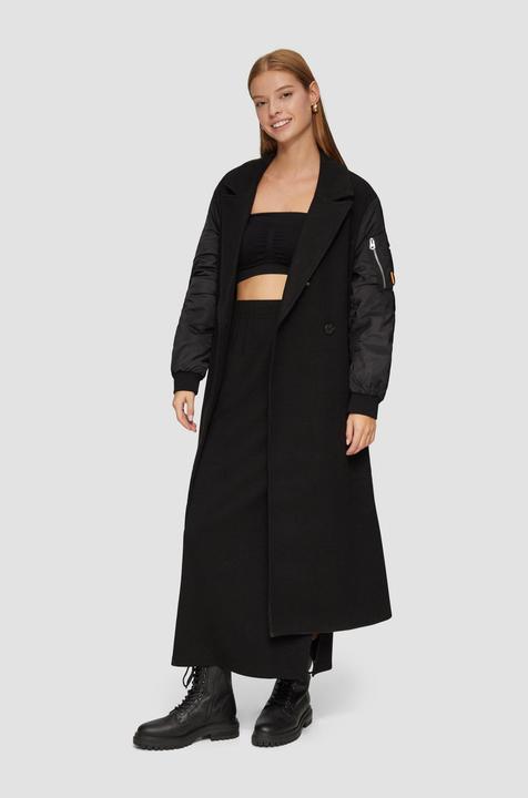 Produktbild s.Oliver Rock Strukturierter Midirock mit Elastikbund (32)