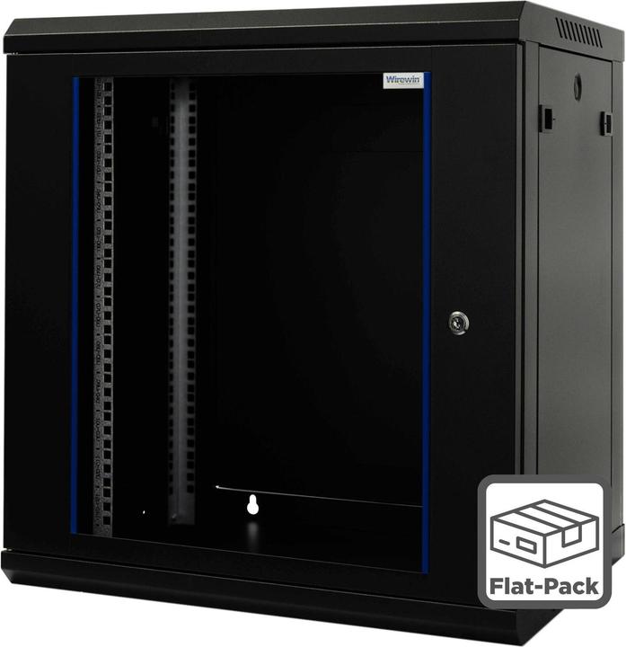 Wirewin Wandschrank 600X450X12U Pro 3rd Gen 19 / 12HE / Flat-Pack (12 HE, Rack 19 pouces)