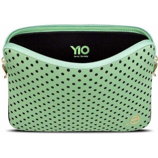 Thumbnail - Be.ez Schutzhülle für MacBook Pro 12 „ La Robe Dots E, Notebooktasche, Grün