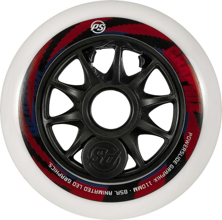 Image du produit Powerslide Roues de skateboard Graphix Without LED 2023 (110 mm, 85A)