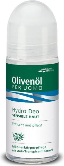Produktbild Medipharma cosmetics Olivenöl Per Uomo Hydro Deo sensible Haut, 50 ml Roll-On (Roll-on, 50 ml)