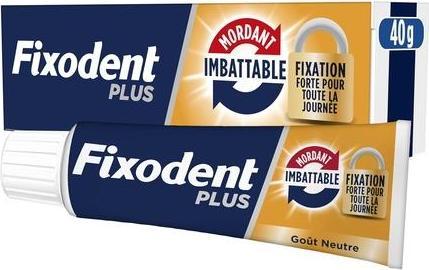 Produktbild Fixodent Plus Unbeatable Bite Adhesive Cream for Full Dentures