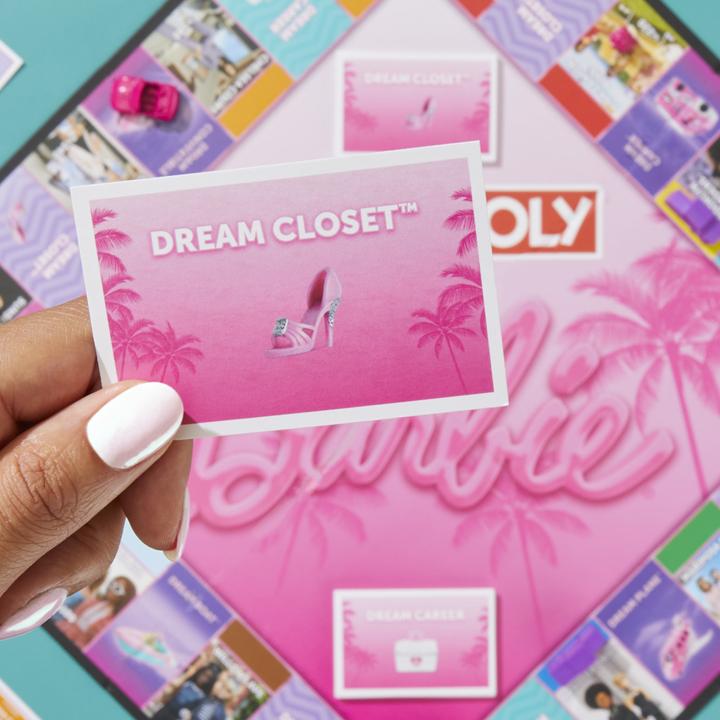 Actual product image Hasbro Gaming Monopoly Barbie Edition (Italian)