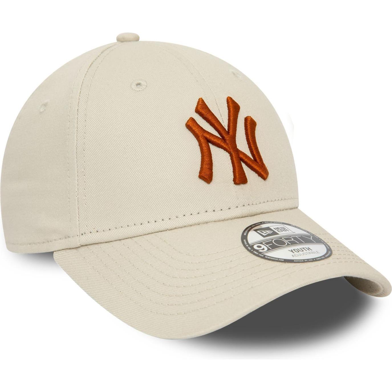 New Era, Jungen, Cap, 9Forty Kinder Cap - New York Yankees stone - Child, Beige, (53, 52 C, 54 C)