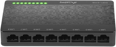 Produktbild Lanberg DSP1-0108 Netzwerk-Switch Unmanaged Fast Ethernet (10/100) (8 Ports)
