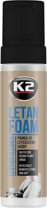 Actual product image GCS K2 LETAN Pianka do czyszczenia skóry, 200 ml