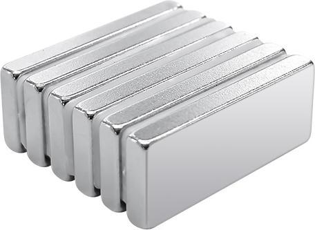 Actual product image RS PRO Neodymium magnet, block, 10mm x 3mm, L. 25mm