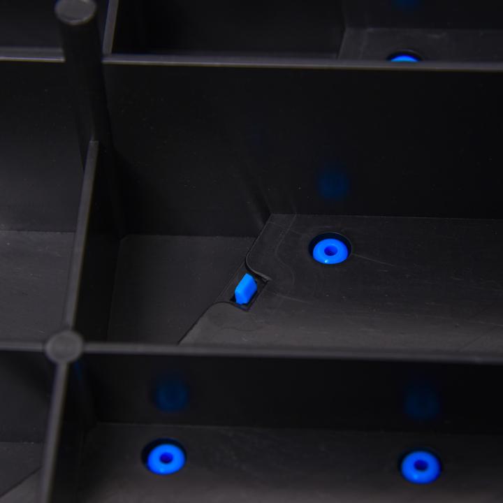 Actual product image Homcom Black+Light blue+Grey