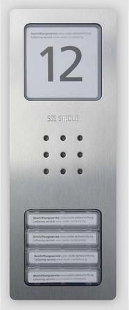 Image du produit Siedle CA 850-4 E Portier audio Compact Acier inoxydable