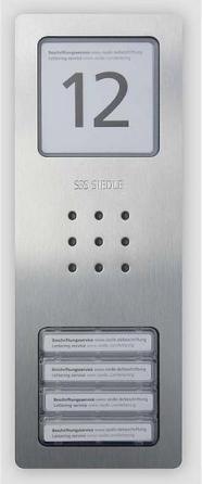 Produktbild Siedle CA 850-4 E Audio-Türstation Compact Edelstahl
