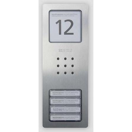 Siedle, Klingel + Türsprechanlage, CA 850-4 E Audio-Türstation Compact Edelstahl