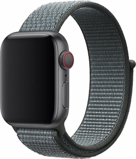 Actual product image Devia strap Deluxe Sport3 for Apple Watch 49mm/ 45mm/ 44mm/ 42mm storm gray (Nylon)