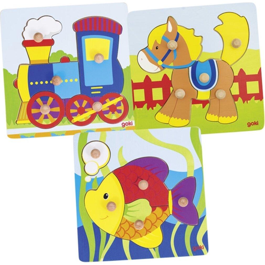 Goki Steckpuzzle Powerdisplay (8 Teile)