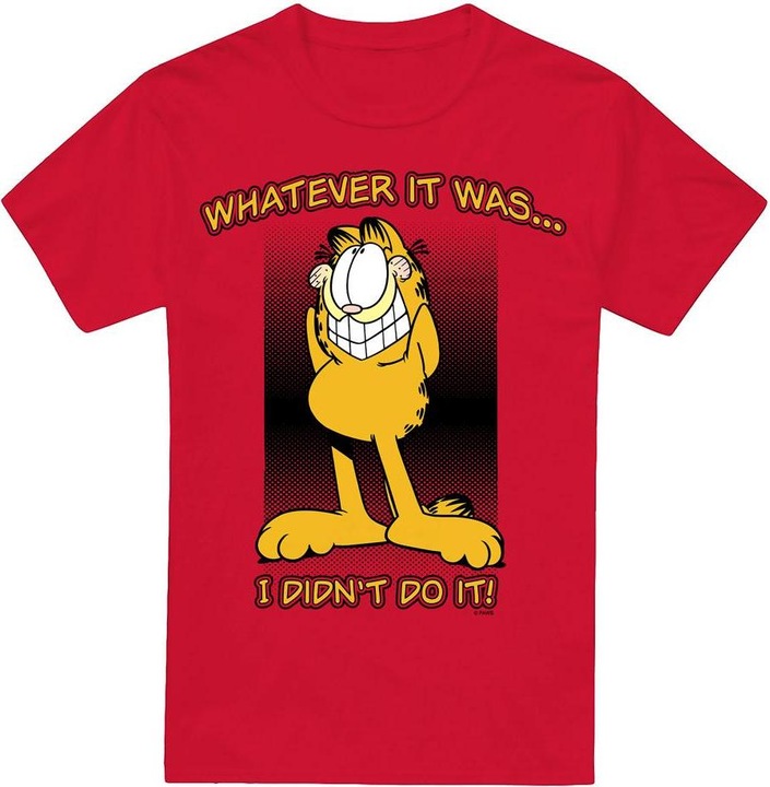 Actual product image Garfield Mens I Didn't Do It T-Shirt (XL)