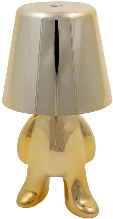 Cocon Goldene Tischleuchte CAPTAIN, Dimmbar: nicht dimmbar