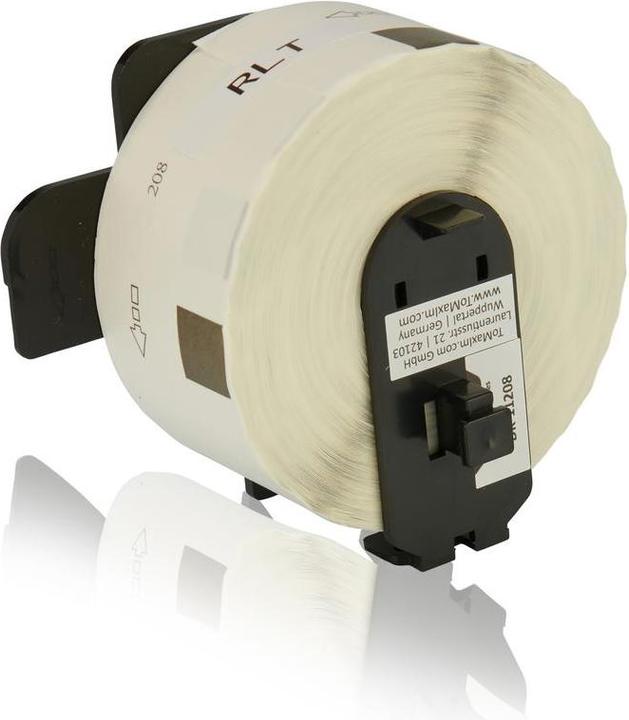 Inkadoo Compatible avec l'étiquette DK-11208 de Brother, incolore, convenant à Brother P-Touch QL 1050