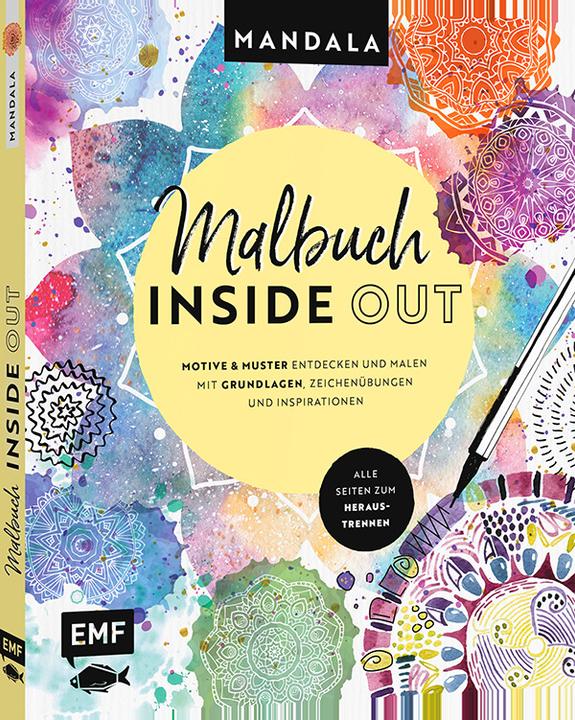 Produktbild Malbuch Inside Out - Watercolor Mandala