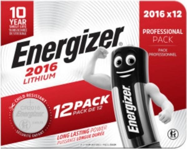 Immagine prodotto Energizer Litio (12 pz., CR2016, 90 mAh)