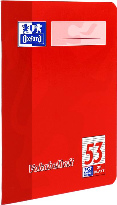 Produktbild Oxford Vokabelheft (A6, Liniert, Harter Einband)