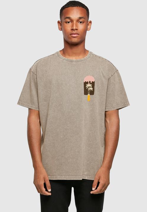 Produktbild Merchcode Summer - Icecream Acid Washed Oversize Tee - 112591 (M)