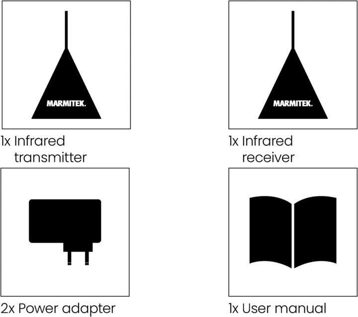 Actual product image Marmitek Powermid XL (Remote control)