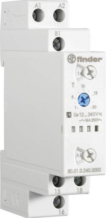 Produktbild Finder Multifunktions-Zeitrelais 12-240V AC/DC,1W,16A 80.01.0.240.0000