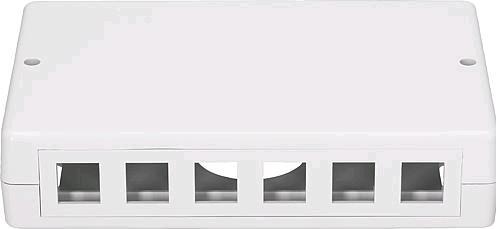 Actual product image EFB Elektronik EFB Keystone distribution box surface mount 6/12 port