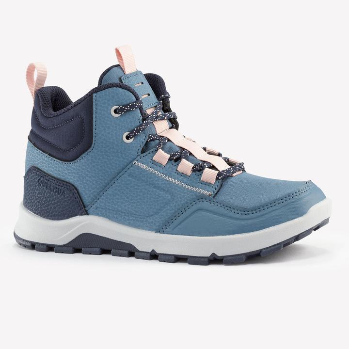 Image du produit Quechua Chaussures de randonnée enfants pointures 35-38 mi-hautes - NH500 bleu (37)