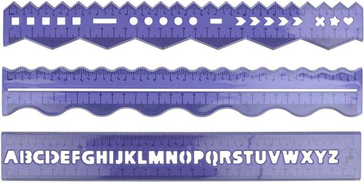 Produktbild Craft Ruler 30cm Set 3pcs (30 cm, Kunststoff)
