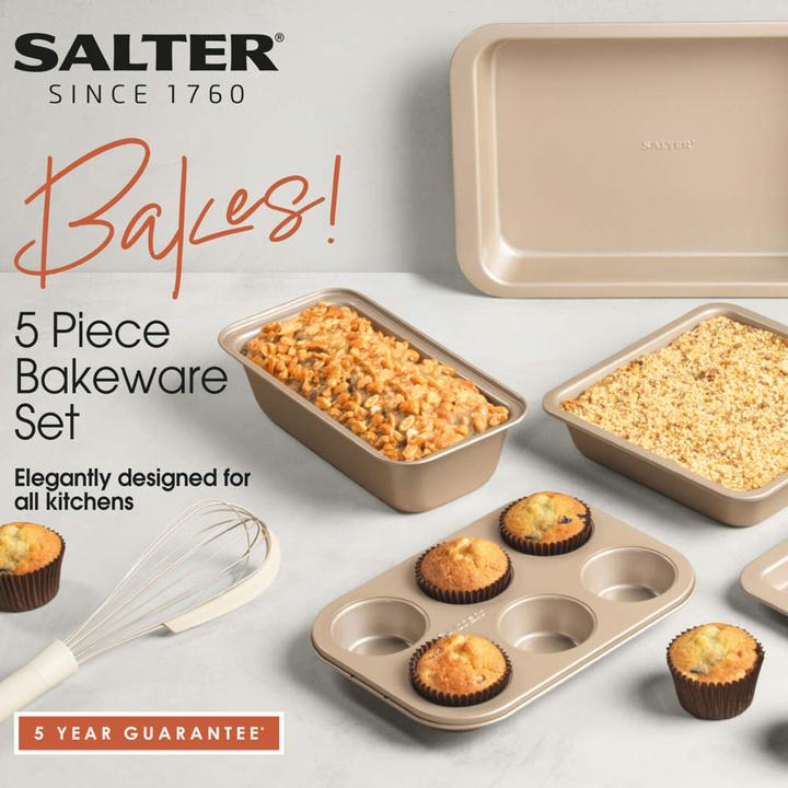 Actual product image Salter Bakes 5pc Baking Set