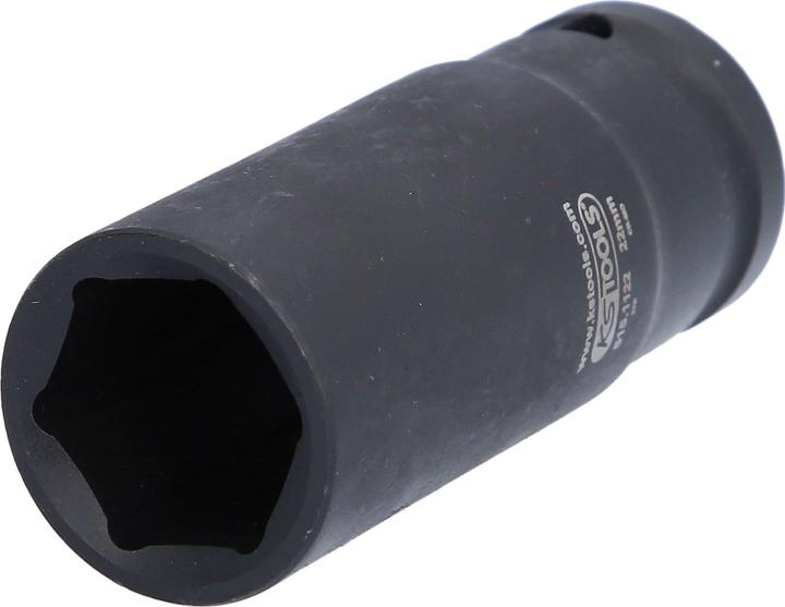 Produktbild KS Tools 1/2" Kraft-Stecknuss lang (22 mm)