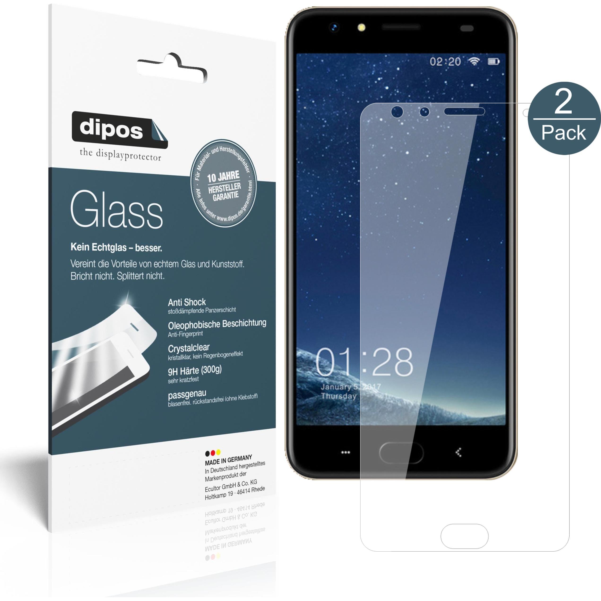 Dipos Displayschutz Anti-Shock (1 Stück, M-Horse Power 2), Smartphone Schutzfolie, Transparent
