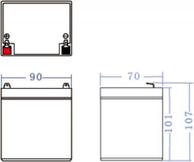 Immagine prodotto GreenCell AGM45 (12 V, 5.30 Ah)