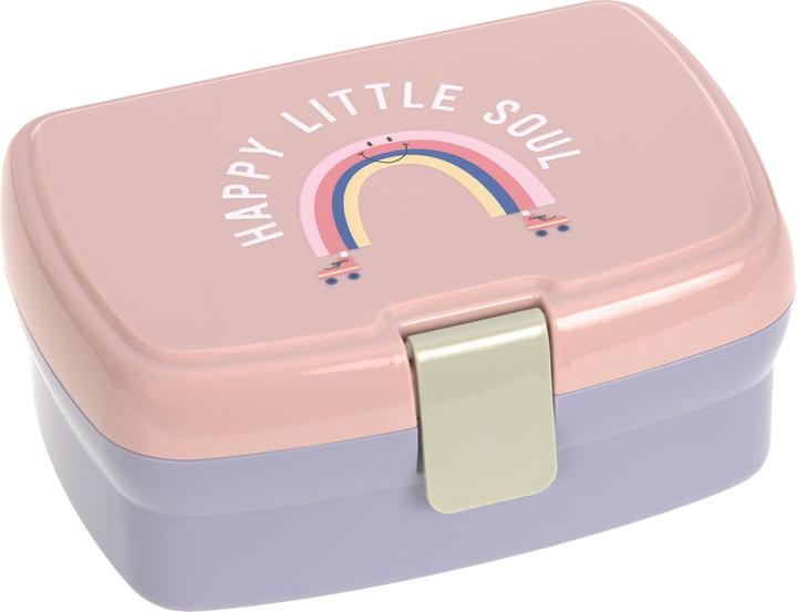 Produktbild Lassig Brotdose Kinder Regenbogen Rosa Lila