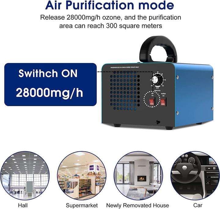 Actual product image Kinwodon Ozone generator air purifier