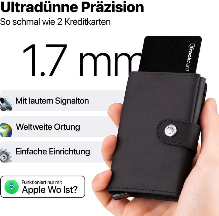 Actual product image Trackcard Air Tag Tracker Karte für Brieftasche (iOS)