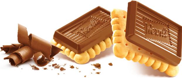 Actual product image Wernli Mini Choco Petit Beurre (300 pcs., 1650 g)