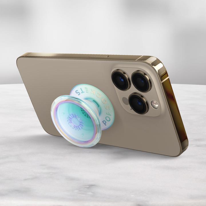 Produktbild PopSockets Clear Iridescent PopGrip