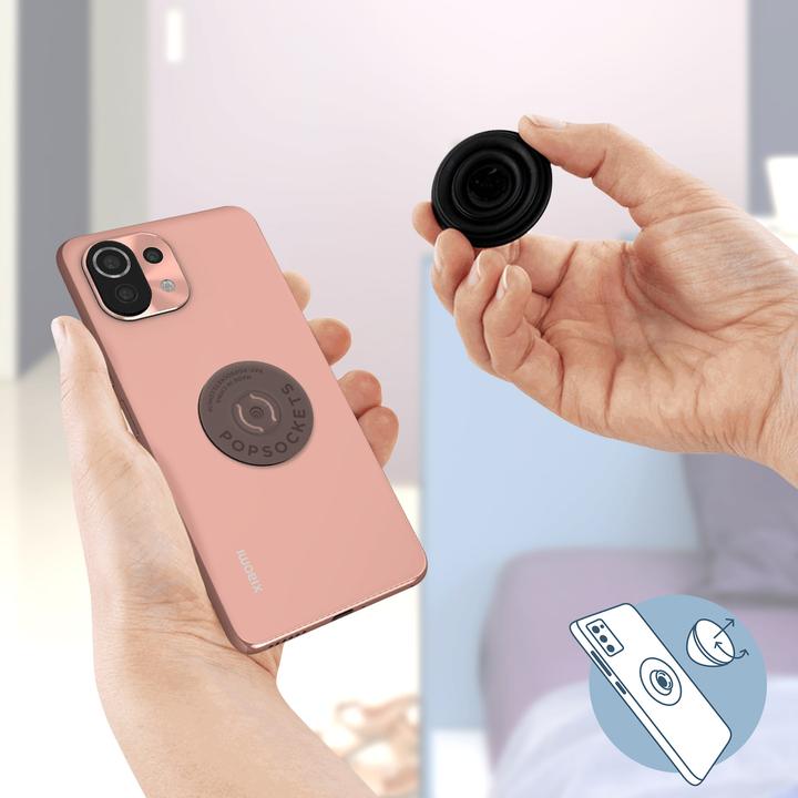 Produktbild PopSockets Translucent Black PopGrip