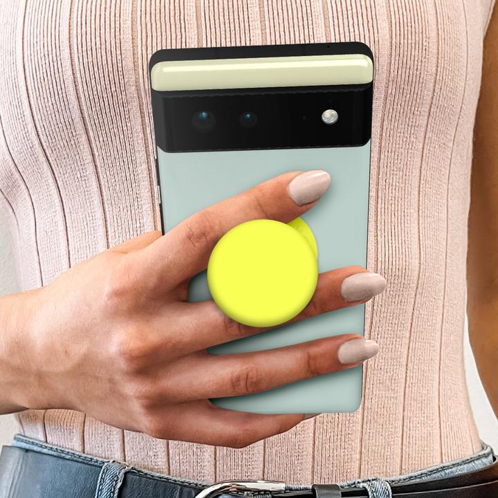 Produktbild PopSockets Neon Yellow PopGrip