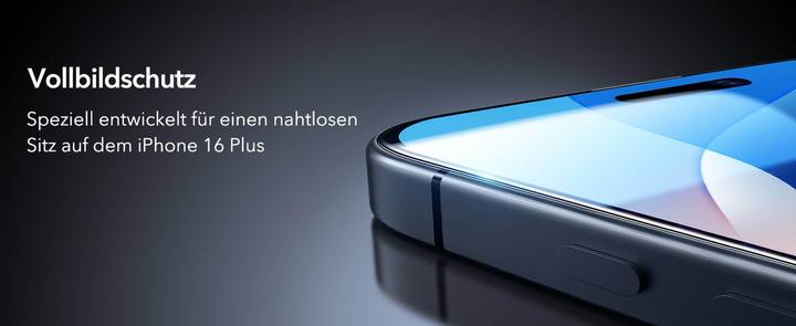 Immagine prodotto ESR Protezione del display in vetro temperato (3 pz., Apple iPhone 15 Plus, Apple iPhone 16 Plus)