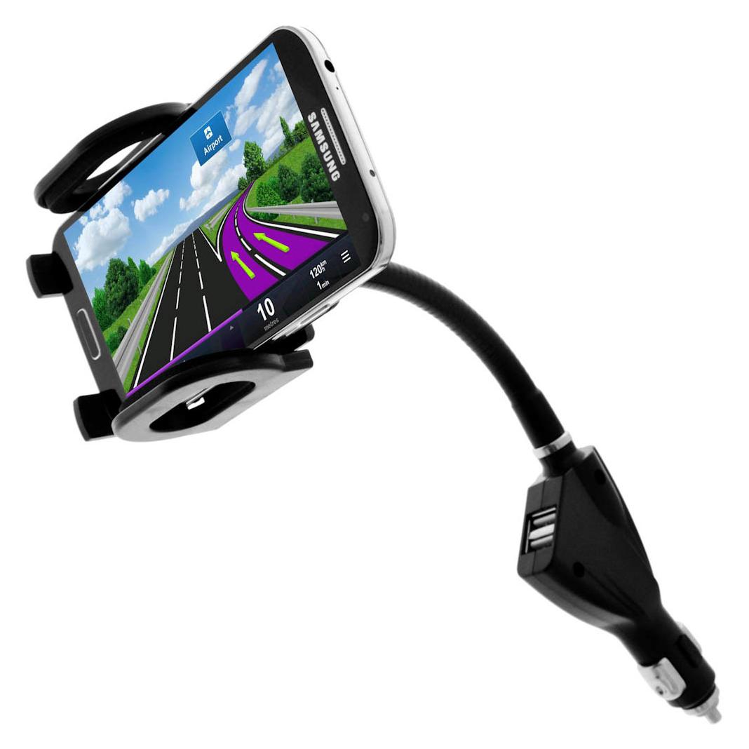 Avizar Kfz-Halterung Zigaretten-Anzünder, Auto Adapter, Schwarz