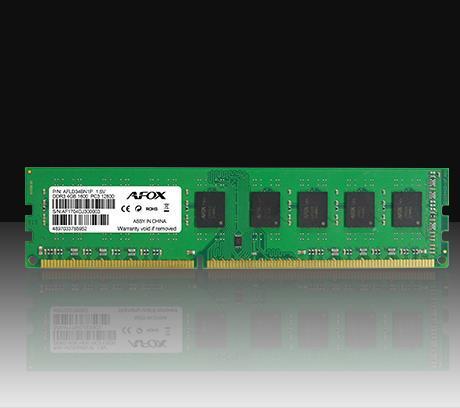 Produktbild AFOX DDR3 1600 UDIMM Speichermodul GB (1 x 4GB, 1600 MHz, DDR3-RAM, DIMM)
