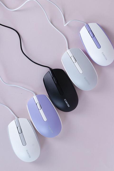 Immagine prodotto Canyon Mouse ottico con cavo M-10, nero (Cablato)