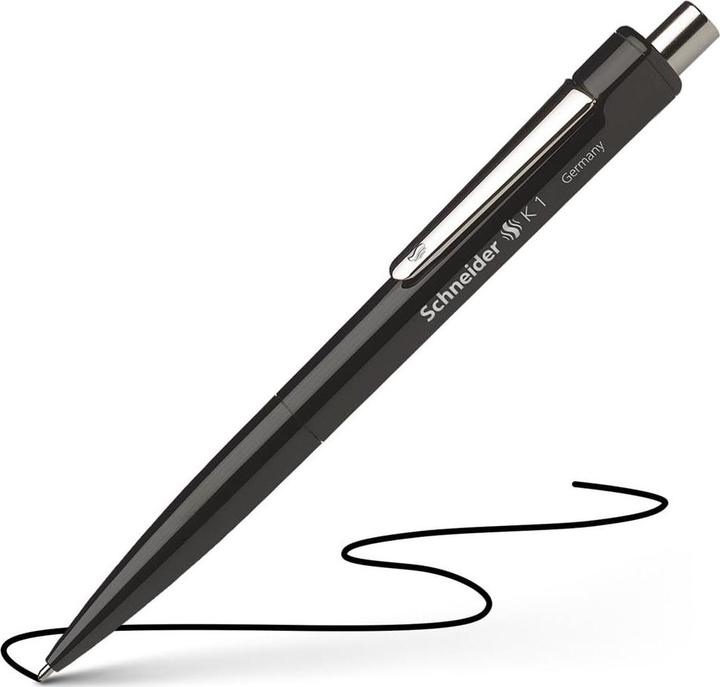 Immagine prodotto Schneider Biros K 1 0,5mm nero a prova di documento Colore del cilindro: nero (Nero, 1x)